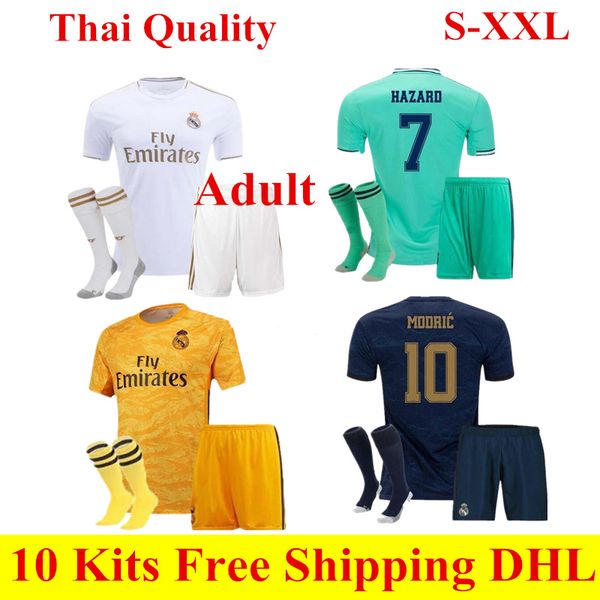 2020 real madrid soccer jerseys sets 19 20 home away hazard benzema football kit bale isco asensio rodrygo soccer uniform goalkeeper navas, Black
2020 real madrid soccer jerseys sets 19 20 home away hazard benzema football kit bale isco asensio rodrygo soccer uniform goalkeeper navas, Black