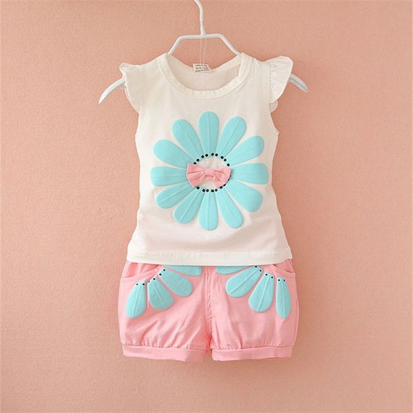 baby cartoon floral suits girls sleeveless printed bow pullover elastic shorts clothing sets summer fashion casual vest refreshing outfits, White
baby cartoon floral suits girls sleeveless printed bow pullover elastic shorts clothing sets summer fashion casual vest refreshing outfits, White