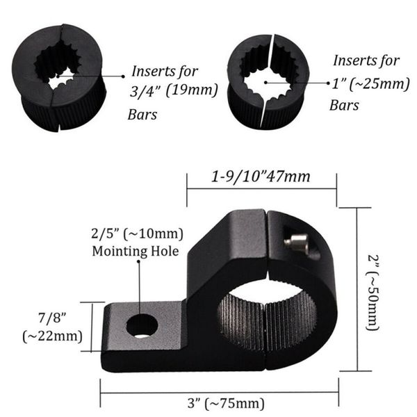 mounting bracket fog light driving light universal spotlight 25-32mm clamp holder for car motorcycle
mounting bracket fog light driving light universal spotlight 25-32mm clamp holder for car motorcycle