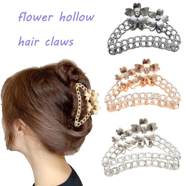 new big alloy flower hair for women barrettes hairpin crab metal hair claw clips for women accessories headwear, Slivery;white
new big alloy flower hair for women barrettes hairpin crab metal hair claw clips for women accessories headwear, Slivery;white