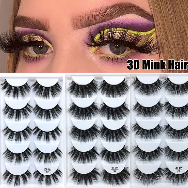 5 pairs/set luxurious 3d false eyelashes extra natural long thick cross eye lashes makeup eye makeup
5 pairs/set luxurious 3d false eyelashes extra natural long thick cross eye lashes makeup eye makeup