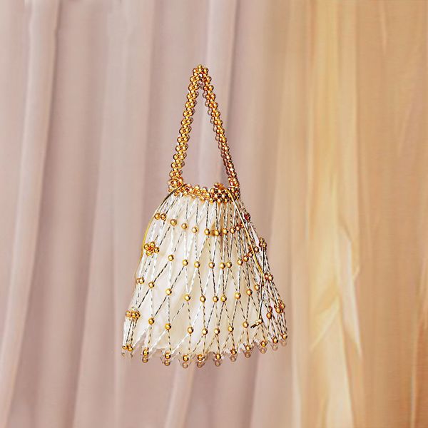 bag 2020 new fashion summer gold beaded bag handbag ladies foreign style net pocket hollow beads hand
bag 2020 new fashion summer gold beaded bag handbag ladies foreign style net pocket hollow beads hand