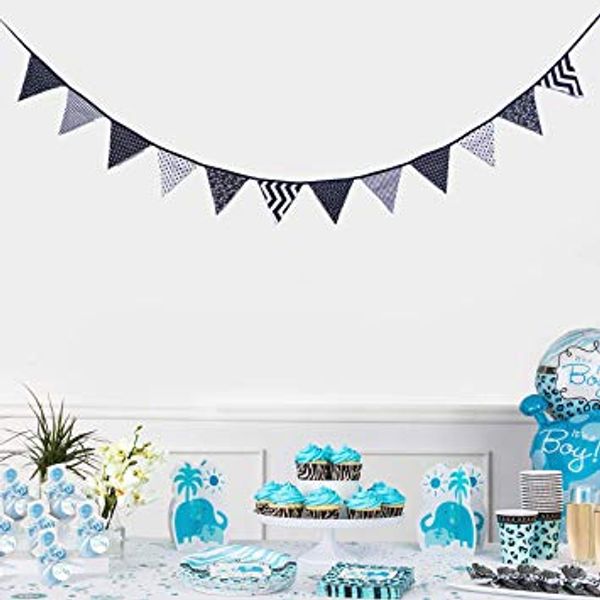 fabric bunting banner double sided flags garland, 10.5 feet black & white pennants for wedding birthday parties baby shower home s1
fabric bunting banner double sided flags garland, 10.5 feet black & white pennants for wedding birthday parties baby shower home s1