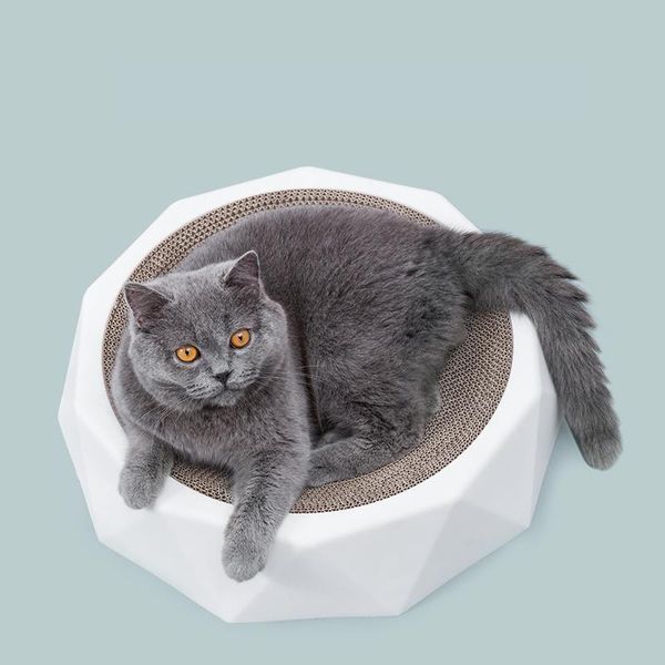 cat grooming toys scratching board claw grinder nest round corrugated paper supplies grinding rest strong durable pets
cat grooming toys scratching board claw grinder nest round corrugated paper supplies grinding rest strong durable pets