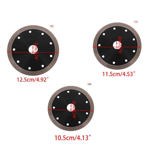 105/115mm/125mm thin diamond ceramic circular disc saw blade porcelain blade sintered cutting for cutting tile
105/115mm/125mm thin diamond ceramic circular disc saw blade porcelain blade sintered cutting for cutting tile