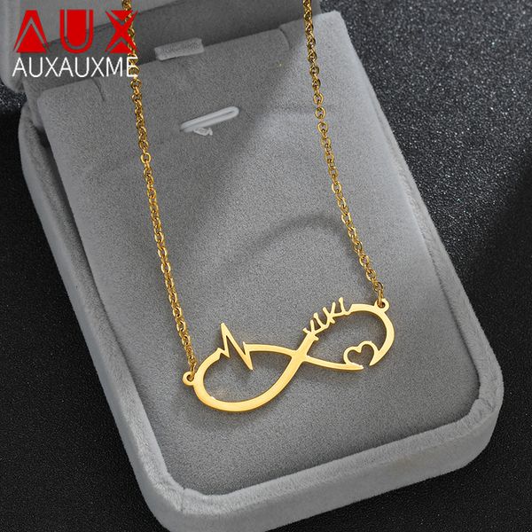 auxauxme stainless steel custom name infinity necklace gold personalized couple love pendant necklaces baby girl jewelry, Silver
auxauxme stainless steel custom name infinity necklace gold personalized couple love pendant necklaces baby girl jewelry, Silver