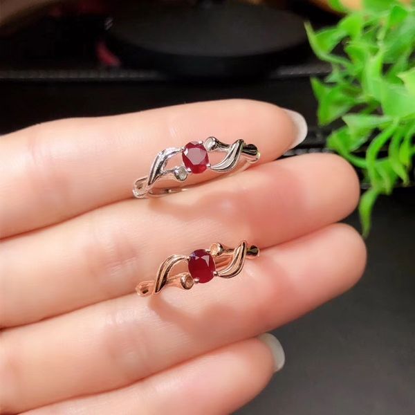 classic red ruby gemstone ring for women silver jewelry natural gem silver ornament girl birthday party anniversary gift ring, Golden;silver
classic red ruby gemstone ring for women silver jewelry natural gem silver ornament girl birthday party anniversary gift ring, Golden;silver