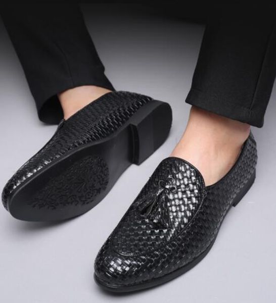 slip-on tassel handmade mens dress shoes flats wedding office oxfords shoes for men pointed toe formal large size 47 48, Black
slip-on tassel handmade mens dress shoes flats wedding office oxfords shoes for men pointed toe formal large size 47 48, Black