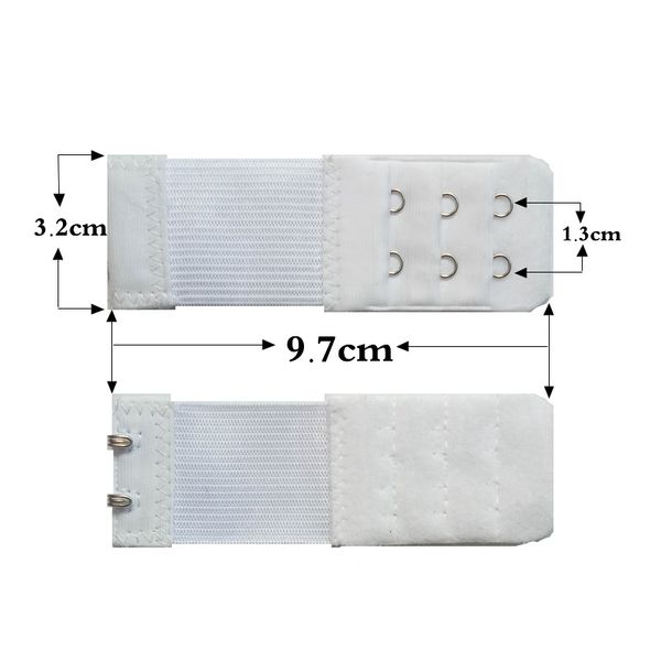 women bra extender 3 rows 2 hooks elastic adjustable lengthen clasp for underwear msk66, Black;white
women bra extender 3 rows 2 hooks elastic adjustable lengthen clasp for underwear msk66, Black;white