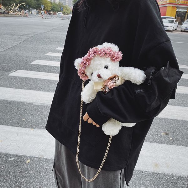 fashion bags for women 2020 brand new little bear plush bag handbags messenger bags cartoon cute shoulder bags crossbody
fashion bags for women 2020 brand new little bear plush bag handbags messenger bags cartoon cute shoulder bags crossbody