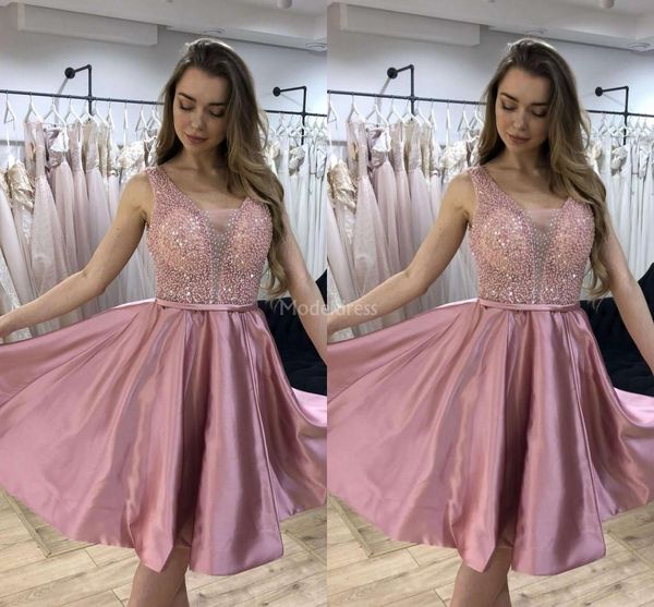 homecoming dresses beads illusion mini formal party evening gown crystals a line special occasion dress elegant short prom gowns a20, Blue;pink
homecoming dresses beads illusion mini formal party evening gown crystals a line special occasion dress elegant short prom gowns a20, Blue;pink