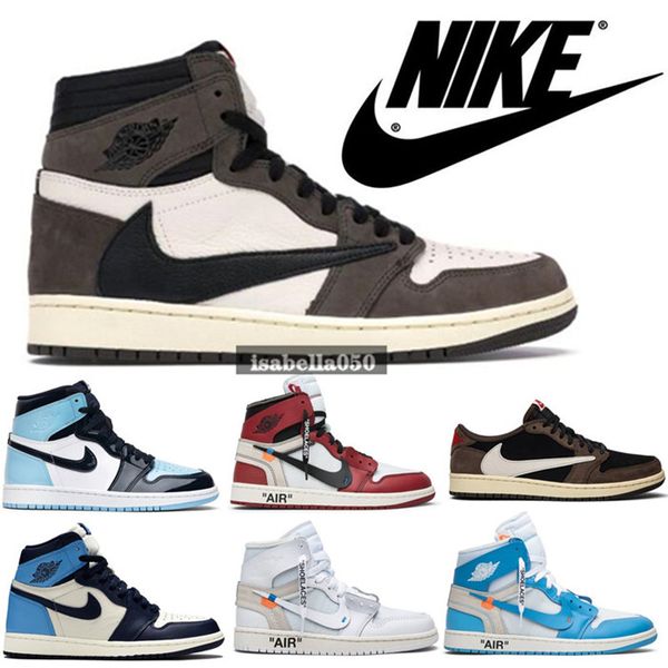 21 new off travis 1 low fearless obsidian scotts 1s herren weiße schuhe unc gebannt bred toe männer designer-turnschuhe, Black
21 new off travis 1 low fearless obsidian scotts 1s herren weiße schuhe unc gebannt bred toe männer designer-turnschuhe, Black