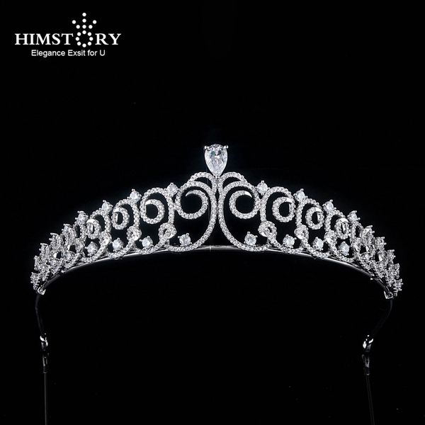 himstory pave setting cubic zircon wedding tiara headband cz bridal queen princess pageant party crown bridesmaids women, Golden;white
himstory pave setting cubic zircon wedding tiara headband cz bridal queen princess pageant party crown bridesmaids women, Golden;white
