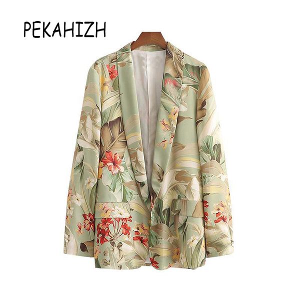 women's suits & blazers long sleeve women blazer coat boho and jackets casual korean floral leaves print mujer 2021, White;black
women's suits & blazers long sleeve women blazer coat boho and jackets casual korean floral leaves print mujer 2021, White;black