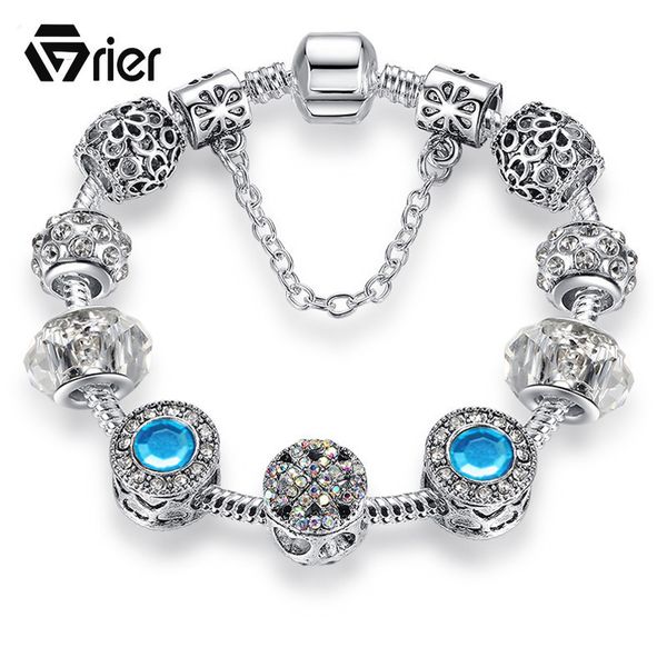 grier 1pcs blue opal bracelet silver 925 glass beads pendant bracelets for women gift jewelry, Golden;silver
grier 1pcs blue opal bracelet silver 925 glass beads pendant bracelets for women gift jewelry, Golden;silver