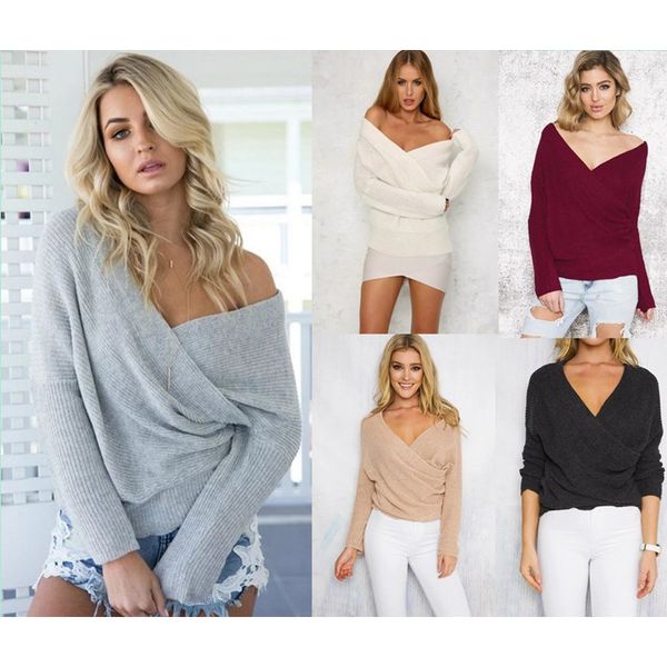 5 цвет плюс размер s ~ xl мода повседневная крест форме крыла летучей мыши с длинным рукавом глубокий v шеи свободный пуловер сексуальное вя, White;black
5 цвет плюс размер s ~ xl мода повседневная крест форме крыла летучей мыши с длинным рукавом глубокий v шеи свободный пуловер сексуальное вя, White;black