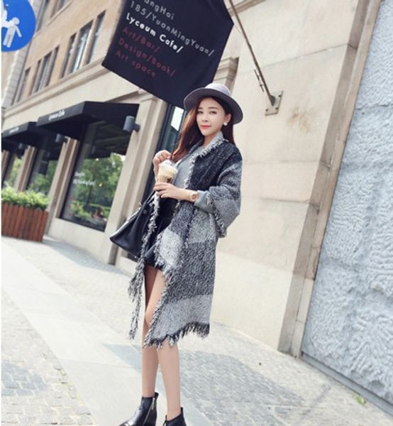 wholesale-wholesale-r high-quality luxury contrast color beveled scarf raw edge imitation cashmere thick warm square lattice scarf shawl, Blue;gray
wholesale-wholesale-r high-quality luxury contrast color beveled scarf raw edge imitation cashmere thick warm square lattice scarf shawl, Blue;gray