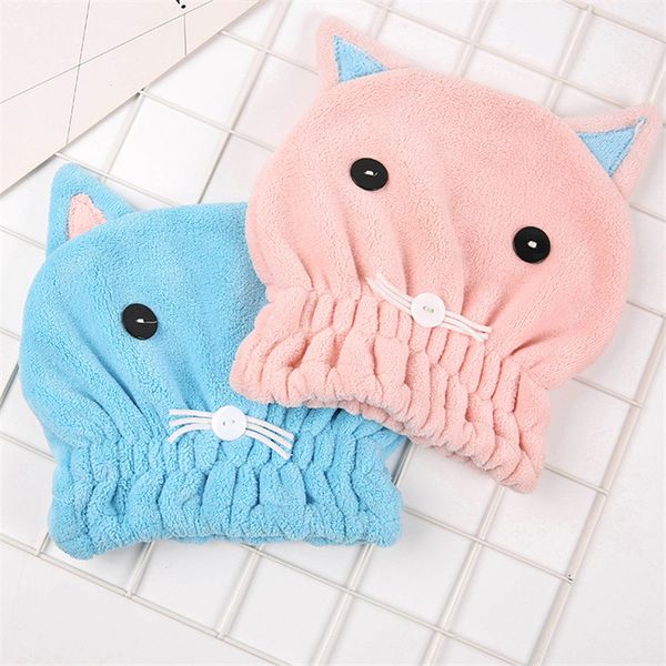 cartoon cat ear bath towel hair dry hat shower cap strong absorbing drying long velvet ultra-soft special dry hair cap towels
cartoon cat ear bath towel hair dry hat shower cap strong absorbing drying long velvet ultra-soft special dry hair cap towels