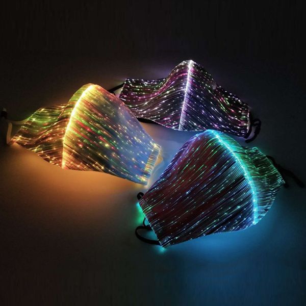 s designer face mask reusable fashion led light luminous halloween masks with usb charge for party gift
s designer face mask reusable fashion led light luminous halloween masks with usb charge for party gift