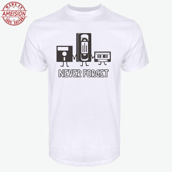 100% cotton man's t-shirts short sleeve o neck man never forget funny retro guys male tee sweater shirts, White;black
100% cotton man's t-shirts short sleeve o neck man never forget funny retro guys male tee sweater shirts, White;black