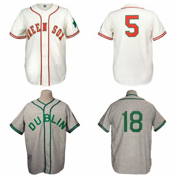 CUSTOM Dublin Green Sox 1952 White Grey Men Women Youth Any Name Any Number Road Baseball Jerseys S-4XL free shipping
CUSTOM Dublin Green Sox 1952 White Grey Men Women Youth Any Name Any Number Road Baseball Jerseys S-4XL free shipping
