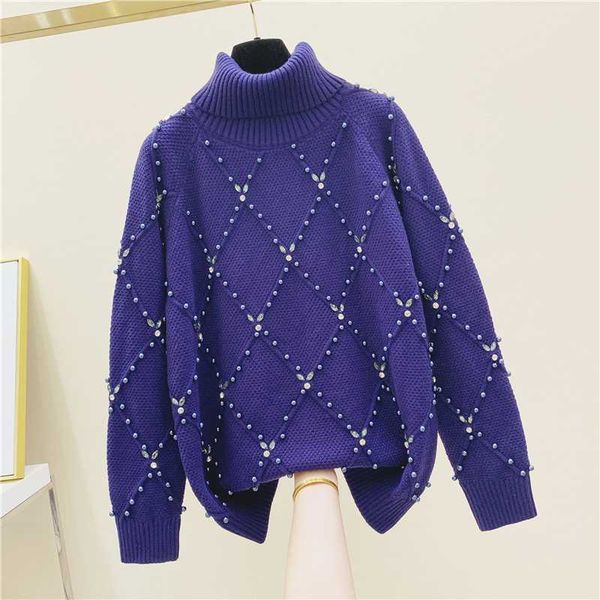 2020 women turtle-neck rhinestone sweater women's super fairy hand-made beaded pullover sweater sweaters loose pull, White;black
2020 women turtle-neck rhinestone sweater women's super fairy hand-made beaded pullover sweater sweaters loose pull, White;black