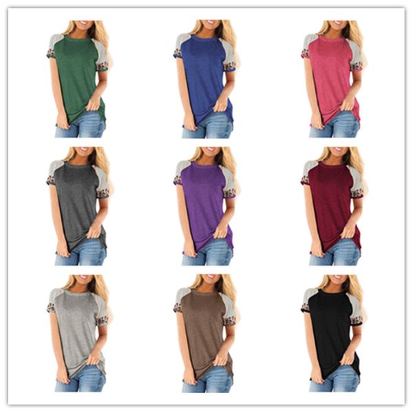 women's t shirts crew neck striped leopard patchwork t-shirt short sleeve casual tee summer spring pullover sports gym blouse d21707, White
women's t shirts crew neck striped leopard patchwork t-shirt short sleeve casual tee summer spring pullover sports gym blouse d21707, White