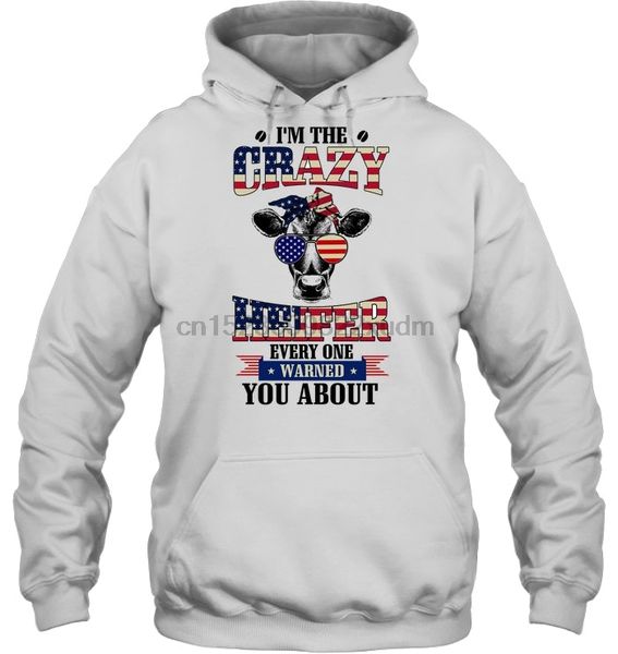 men hoodie i'm the crazy heifer every one warned you about white version2 women streetwear, Black
men hoodie i'm the crazy heifer every one warned you about white version2 women streetwear, Black