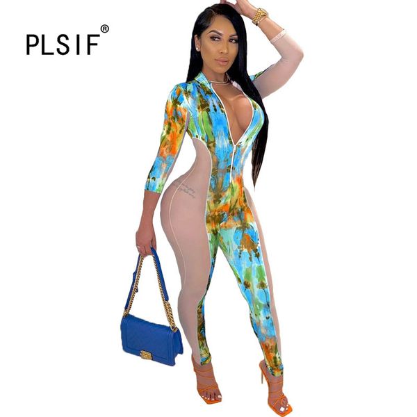 women's jumpsuits & rompers 2021 design fashion print beach style lady mesh spliced catsuits chic tight overall, Black;white
women's jumpsuits & rompers 2021 design fashion print beach style lady mesh spliced catsuits chic tight overall, Black;white