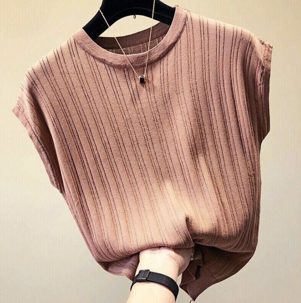 women's t-shirt fashion tees loose short-sleeved knitted t-shirt crew neck cotton shirt solid color, White
women's t-shirt fashion tees loose short-sleeved knitted t-shirt crew neck cotton shirt solid color, White