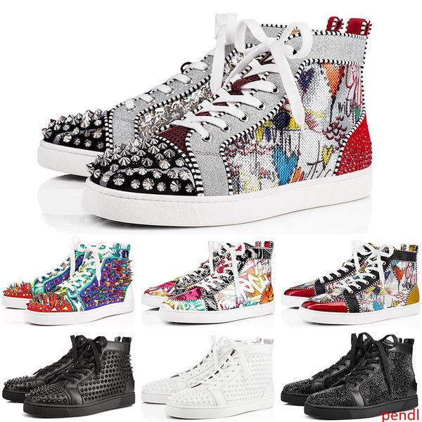 fashion designer luxury s shoes men women studded spikes platform sneakers vintage genuine leather casual rivet sneaker size 36-45 
fashion designer luxury s shoes men women studded spikes platform sneakers vintage genuine leather casual rivet sneaker size 36-45