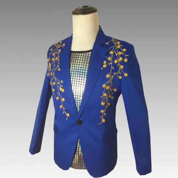 fashion korean host embroidered suit jacket 2019 new men's slim casual suit dress tide, White;black
fashion korean host embroidered suit jacket 2019 new men's slim casual suit dress tide, White;black