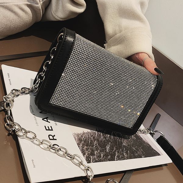 2019 fashion new ladies square bag quality pu leather women's handbag diamond chain shoulder messenger bag party bags
2019 fashion new ladies square bag quality pu leather women's handbag diamond chain shoulder messenger bag party bags