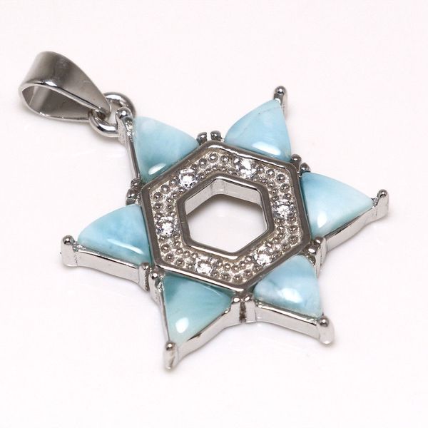 New Design 100% 925 Sterling Silver Pendants Fine Larimar Pendant Charms with Natural Larimar Pendant without Chain for Girls
New Design 100% 925 Sterling Silver Pendants Fine Larimar Pendant Charms with Natural Larimar Pendant without Chain for Girls