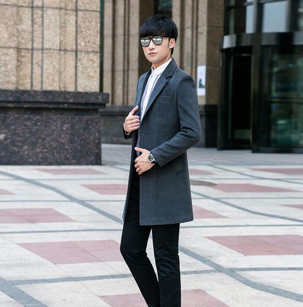 plus size 9xl 2019 autumn winter long wool coat men single breasted grey fashion trench coats mens overcoat casaco masculino, Black
plus size 9xl 2019 autumn winter long wool coat men single breasted grey fashion trench coats mens overcoat casaco masculino, Black