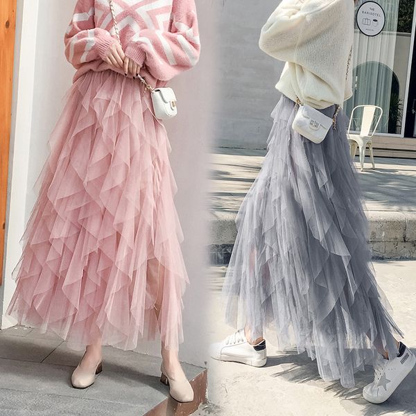 fashion tutu tulle skirt women long maxi skirt 2019 spring korean black pink high waist pleated female
fashion tutu tulle skirt women long maxi skirt 2019 spring korean black pink high waist pleated female