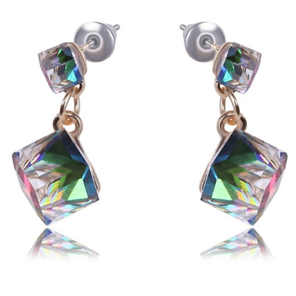 1 pair crystal cube earring women fashion earrings sweet stud colourful for girls bijou statement jewelry, Golden;silver
1 pair crystal cube earring women fashion earrings sweet stud colourful for girls bijou statement jewelry, Golden;silver