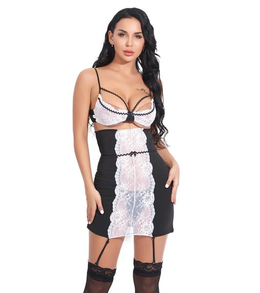 s l xl women lingerie nightgowns pajamas-sets female nightdress lace patchwork sleepwear sft884, Black;red
s l xl women lingerie nightgowns pajamas-sets female nightdress lace patchwork sleepwear sft884, Black;red