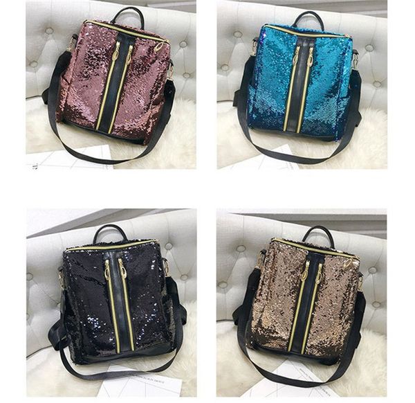 2019 Hot Fashion Designer Luvury Backpack Sequin Shoulder Bag Female New Fashion Bag Female Student Wild Trend Backpack Newest Free Shipping
2019 Hot Fashion Designer Luvury Backpack Sequin Shoulder Bag Female New Fashion Bag Female Student Wild Trend Backpack Newest Free Shipping