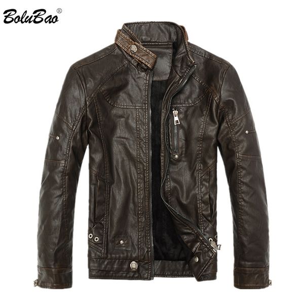 bolubao men winter jacket 2019 casual zipper pu motorcycle style thicken fashion men's slim fit male windproof jackets coats, Black
bolubao men winter jacket 2019 casual zipper pu motorcycle style thicken fashion men's slim fit male windproof jackets coats, Black