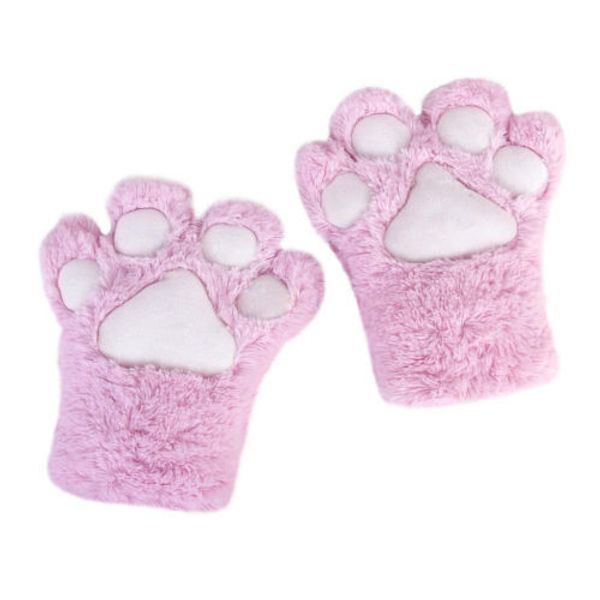 1 pair fluffy bear cat kitten paw claw full gloves plush anime novelty cosplay halloween party costume 5 colors, Blue;gray
1 pair fluffy bear cat kitten paw claw full gloves plush anime novelty cosplay halloween party costume 5 colors, Blue;gray