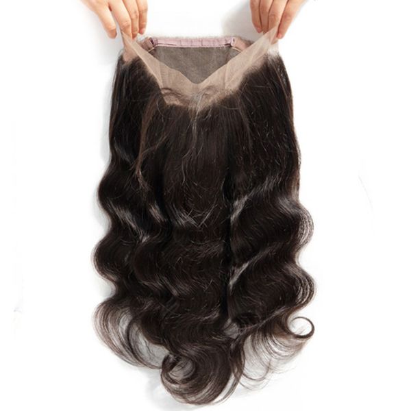 my queen virgin human hair hd 360 lace closure frontal body wave with baby hair looks very natrual part, Black;brown
my queen virgin human hair hd 360 lace closure frontal body wave with baby hair looks very natrual part, Black;brown