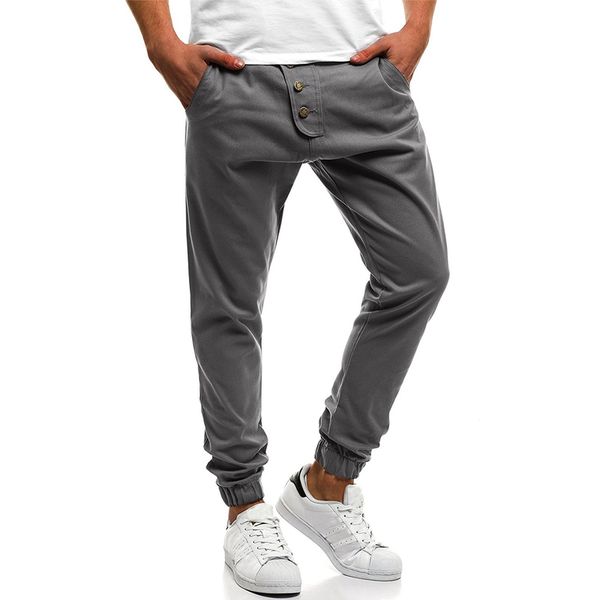 men joggers 2018 new casual streetwear mens sweatpants fashion button casual pants solid color men's trousers, Black
men joggers 2018 new casual streetwear mens sweatpants fashion button casual pants solid color men's trousers, Black