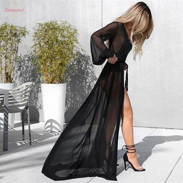 new fashion womens ladies sheer wrap cover up summer cardigan beach style long dresses solid a line long lantern sleeve, Black;gray
new fashion womens ladies sheer wrap cover up summer cardigan beach style long dresses solid a line long lantern sleeve, Black;gray