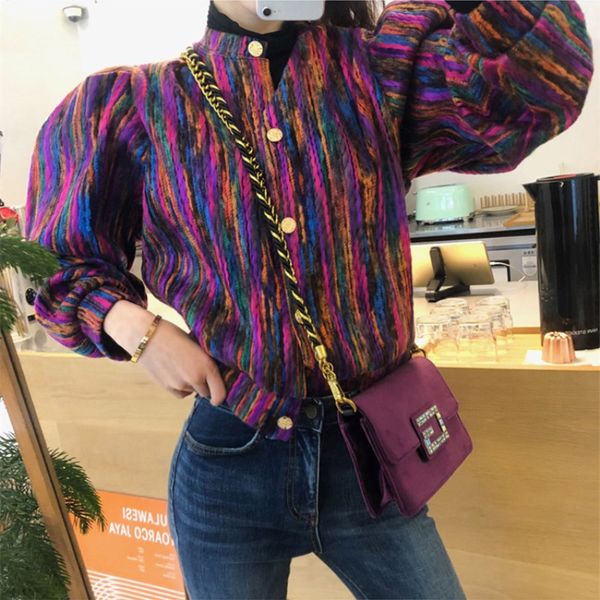 streetwear new spring autumn coat women baseball colorful jackets stripped short outwear ladies loose coats ns461, Black;brown
streetwear new spring autumn coat women baseball colorful jackets stripped short outwear ladies loose coats ns461, Black;brown
