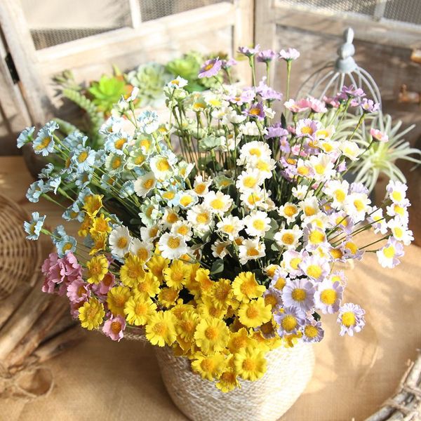 10pcs/lot 15 heads/bunch pe artificial small daisy chamomile foam chrysanthemum flowers for home decoration wedding decoration fake flowers
10pcs/lot 15 heads/bunch pe artificial small daisy chamomile foam chrysanthemum flowers for home decoration wedding decoration fake flowers
