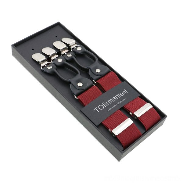 6 clips strong solid elastic fashion mens polyester suspenders straps trousers braces suspenders belts & accessories yback adjustable premiu, Black;white
6 clips strong solid elastic fashion mens polyester suspenders straps trousers braces suspenders belts & accessories yback adjustable premiu, Black;white