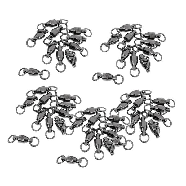 pack of 50pcs heavy duty ball bearing 6# swivels solid rings hook connector fishing
pack of 50pcs heavy duty ball bearing 6# swivels solid rings hook connector fishing