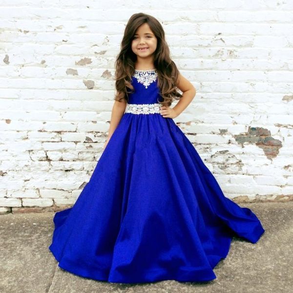 royal blue flower girl dresses for weddings beaded collar lace sash appliques beads girls birthday party gowns satin girls pageant dress, White;blue
royal blue flower girl dresses for weddings beaded collar lace sash appliques beads girls birthday party gowns satin girls pageant dress, White;blue