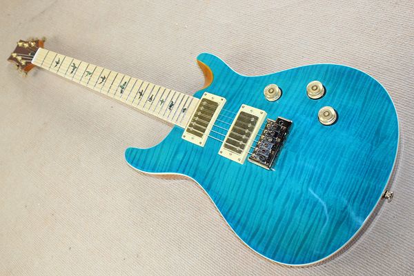 factory custom blue electric guitar with gold hardware,abalone bird fret inlay,flame maple veneer,can be customized
factory custom blue electric guitar with gold hardware,abalone bird fret inlay,flame maple veneer,can be customized